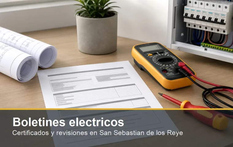 Boletines electricos en San Sebastian de los Reyes